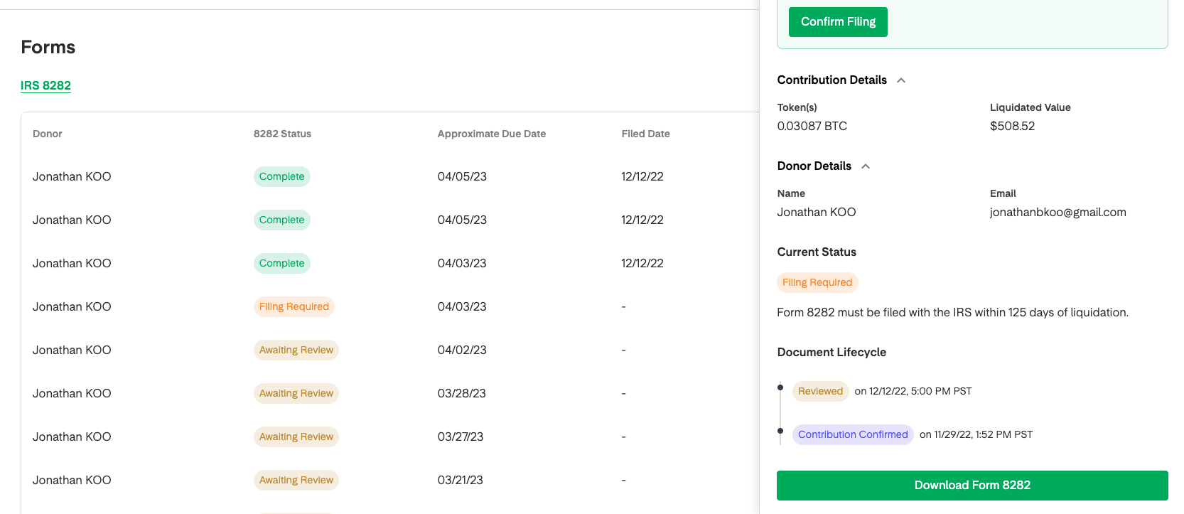 Automate Your 8282 Form Filings Overflow